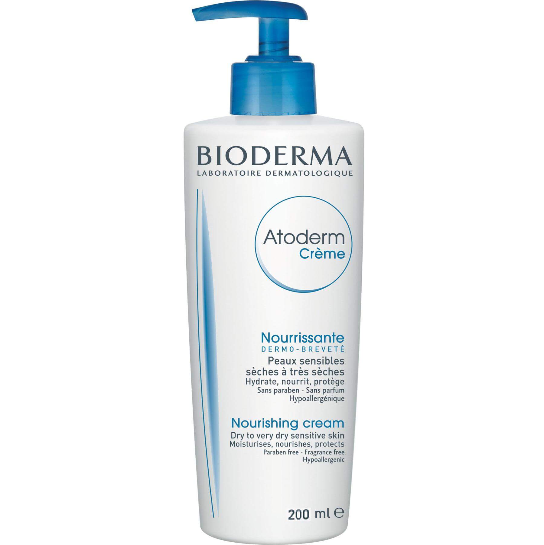 Bioderma Atoderm Creme 24ωρη Ενυδατική Κρέμα Μεγάλης Διάρκειας για το Ξηρό προς Πολύ Ξηρό Ευαίσθητο Δέρμα 200ml