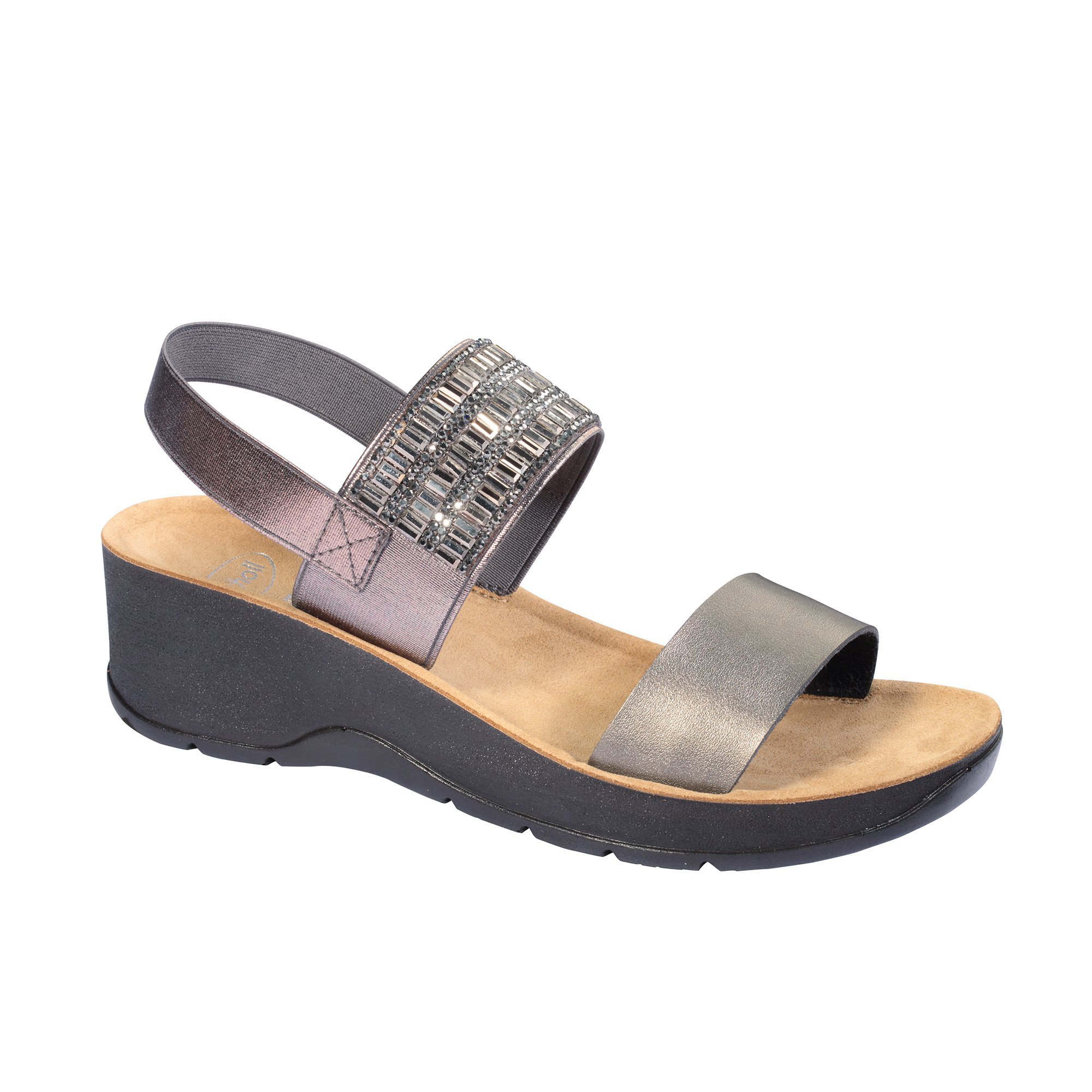 Scholl Shoes Cristina Pewter Γυναικεία Ανατομικά Παπούτσια Χαρίζουν Σωστή Στάση & Φυσικό Χωρίς Πόνο Βάδισμα 1 Ζευγάρι – 40