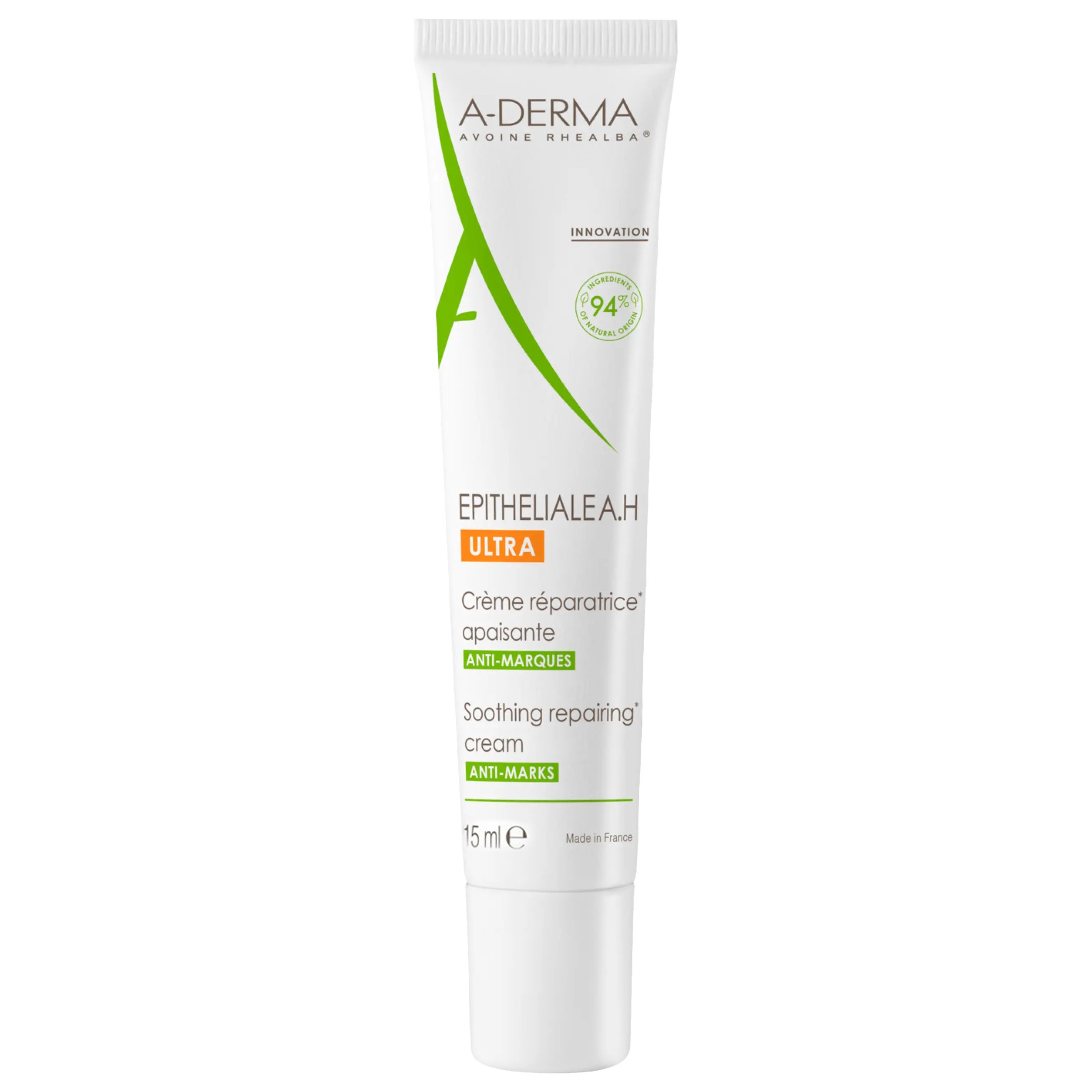 A-Derma Epitheliale A.H. Ultra Cream Καταπραϋντική Κρέμα Προσώπου, Σώματος για Επανόρθωση & Μείωση των Σημαδιών 15ml