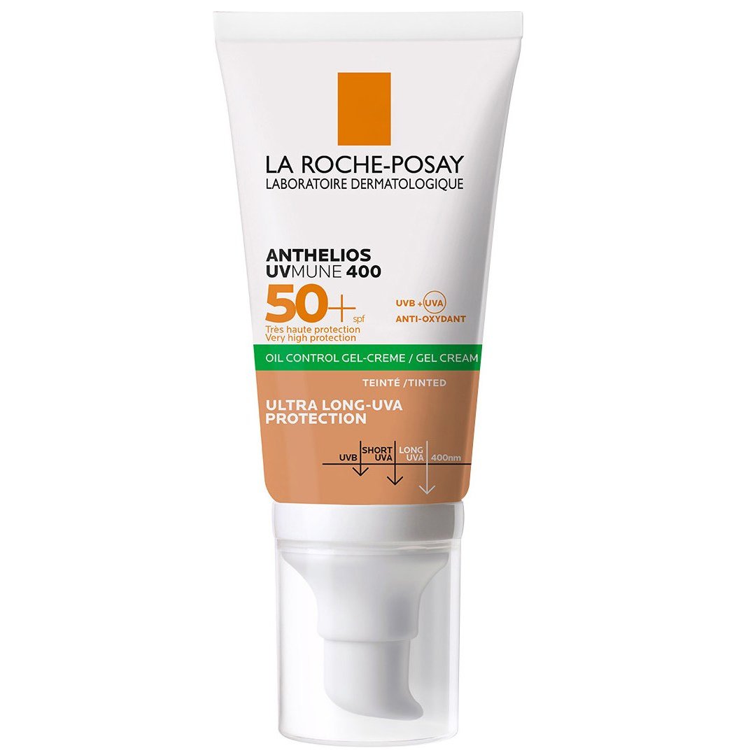 La Roche-Posay La Roche-Posay Anthelios UVmune 400 Oil-Control Tinted Face Gel-Cream Spf50+ Αντηλιακή Gel Κρέμα Προσώπου με Χρώμα για Ματ Αποτέλεσμα 50ml