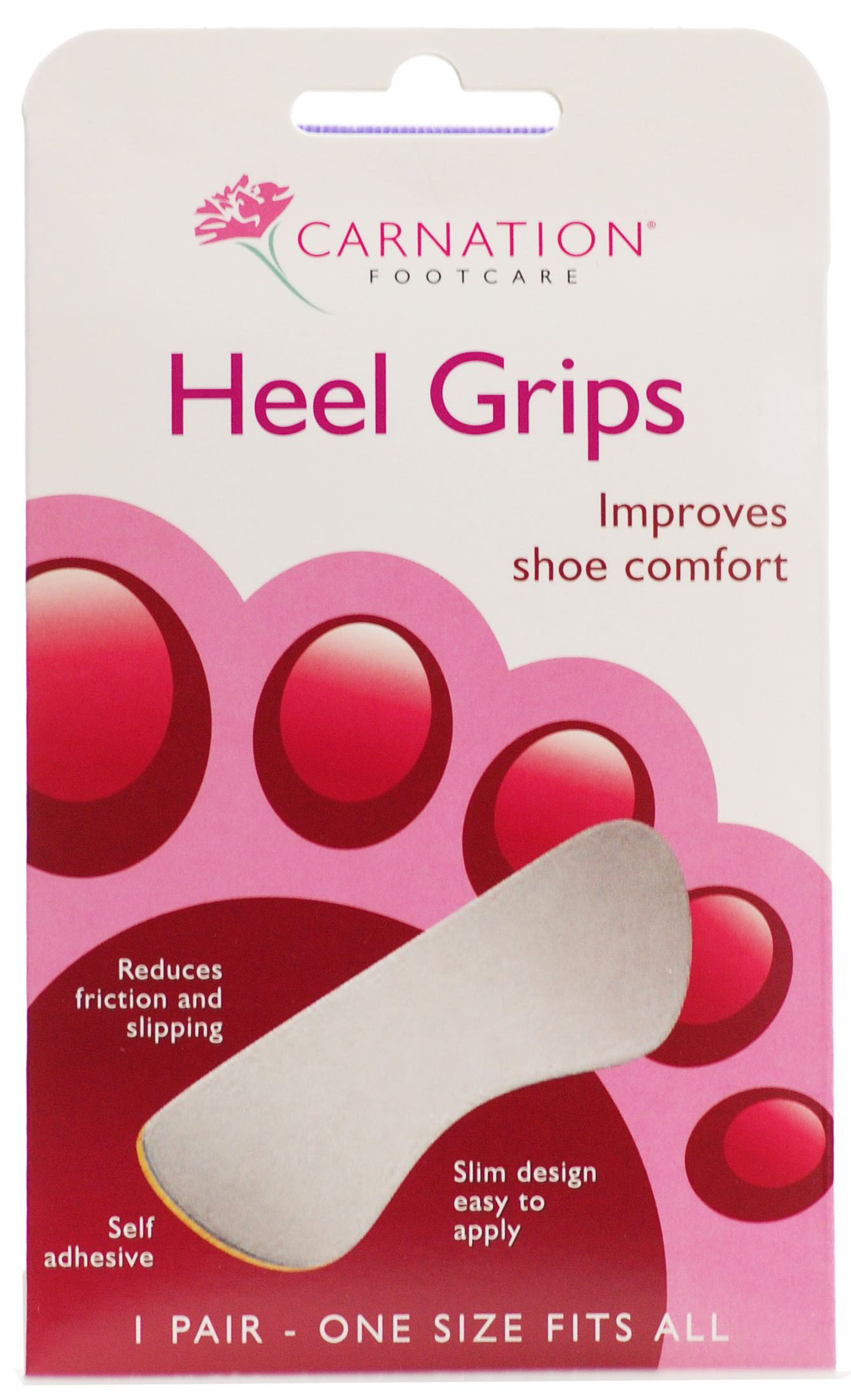 Vican Carnation Heel Grips Αυτοκόλλητα Προστατευτικά 1pair/2τμχ