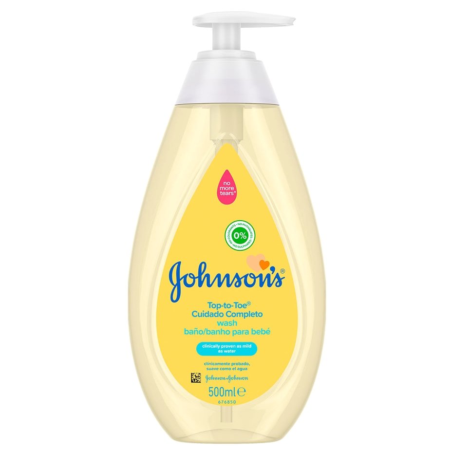 Johnsons Baby Top-to-toe 2 σε 1 Αφρόλουτρο & Σαμπουάν 500ml