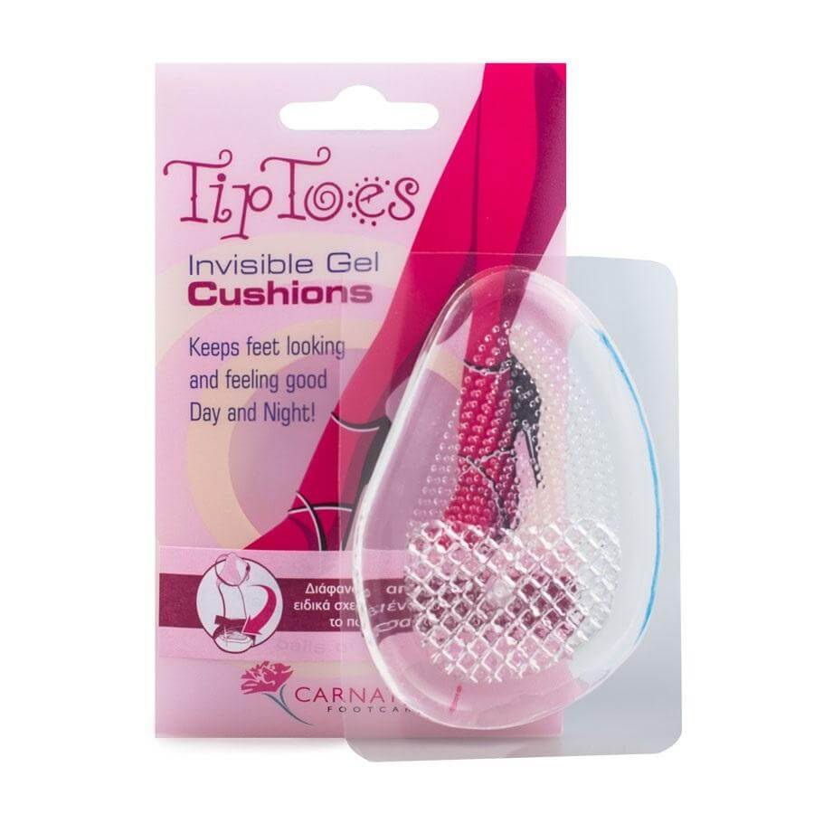 Carnation Carnation TipToes Invisible Gel Cushions Διάφανοι & Απαλοί Πάτοι Από Gel  1 Ζεύγος