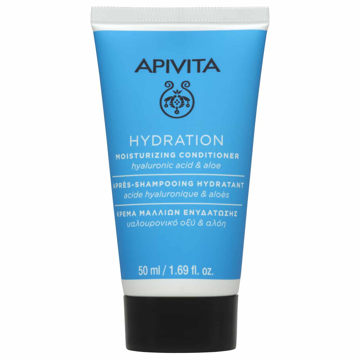 Apivita Hydration Moisturizing Conditioner Μαλακτική Κρέμα Μαλλιών για Ενυδάτωση με Υαλουρονικό Οξύ & Αλόη 50ml
