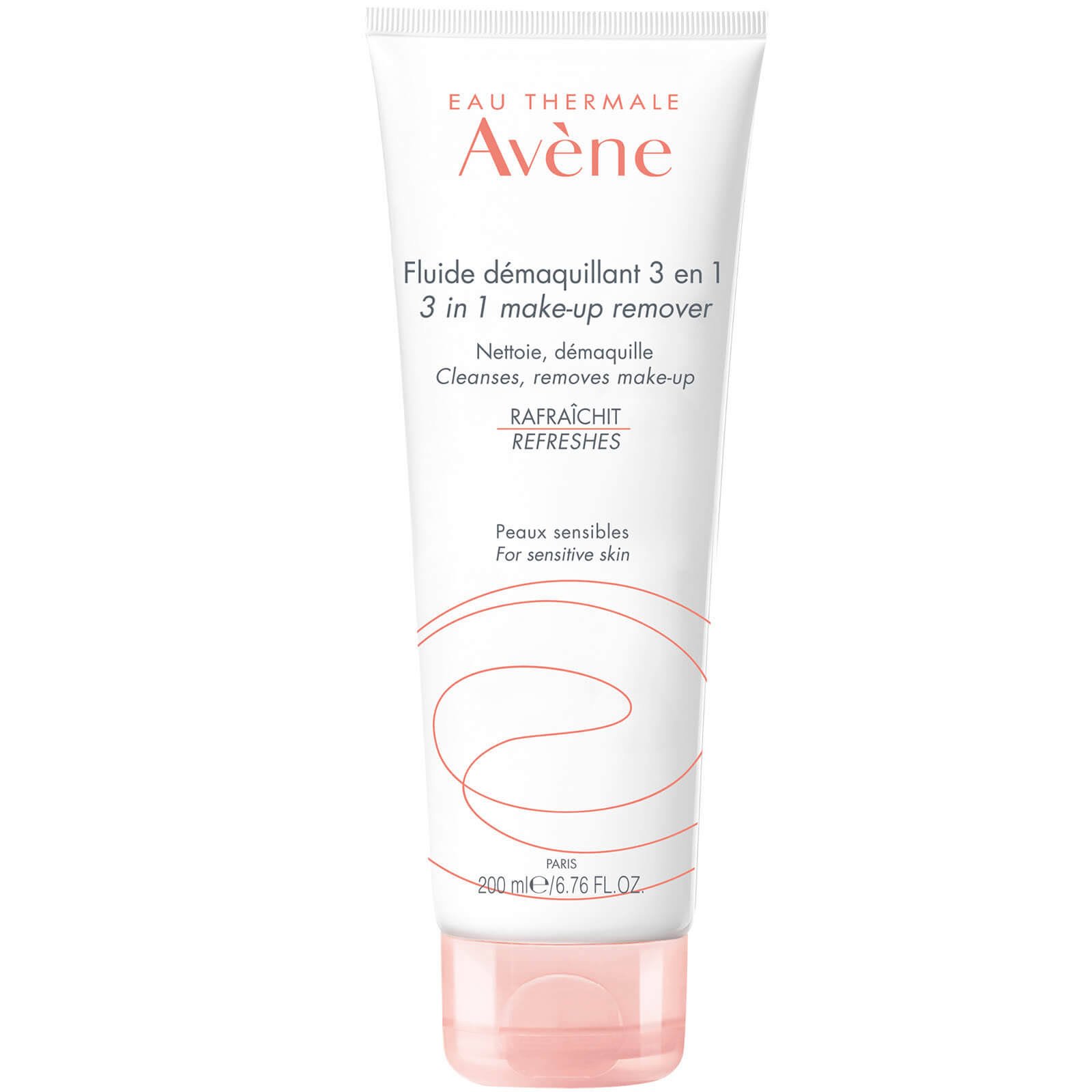 Avene 3in1 Make Up Remover Γαλάκτωμα Καθαρισμού & Ντεμακιγιάζ Κατάλληλο για Ευαίσθητες Επιδερμίδες 200ml