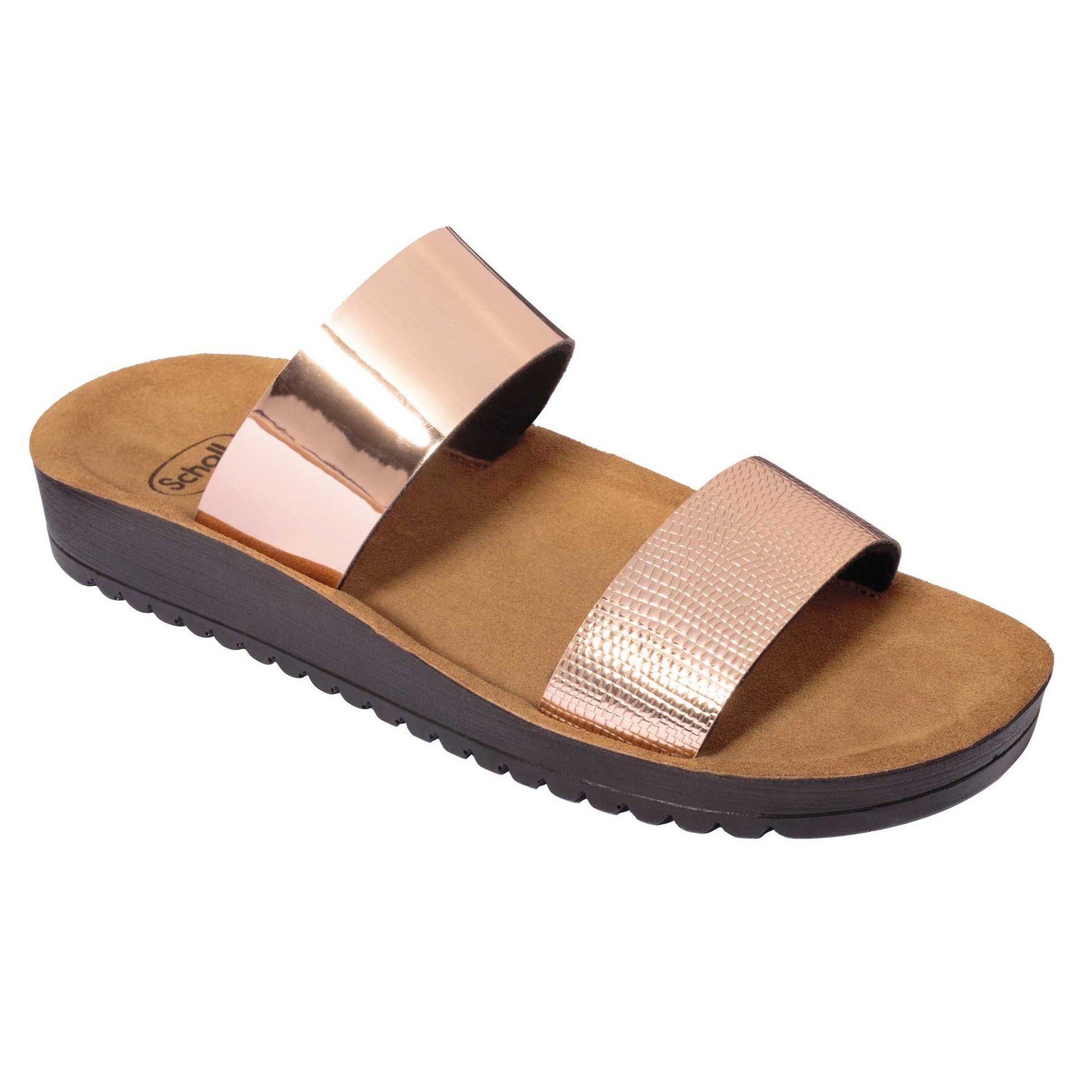 Scholl Shoes Cynthia Rose Gold Γυναικεία Ανατομικά Παπούτσια Χαρίζουν Σωστή Στάση & Φυσικό Χωρίς Πόνο Βάδισμα 1 Ζευγάρι – 38