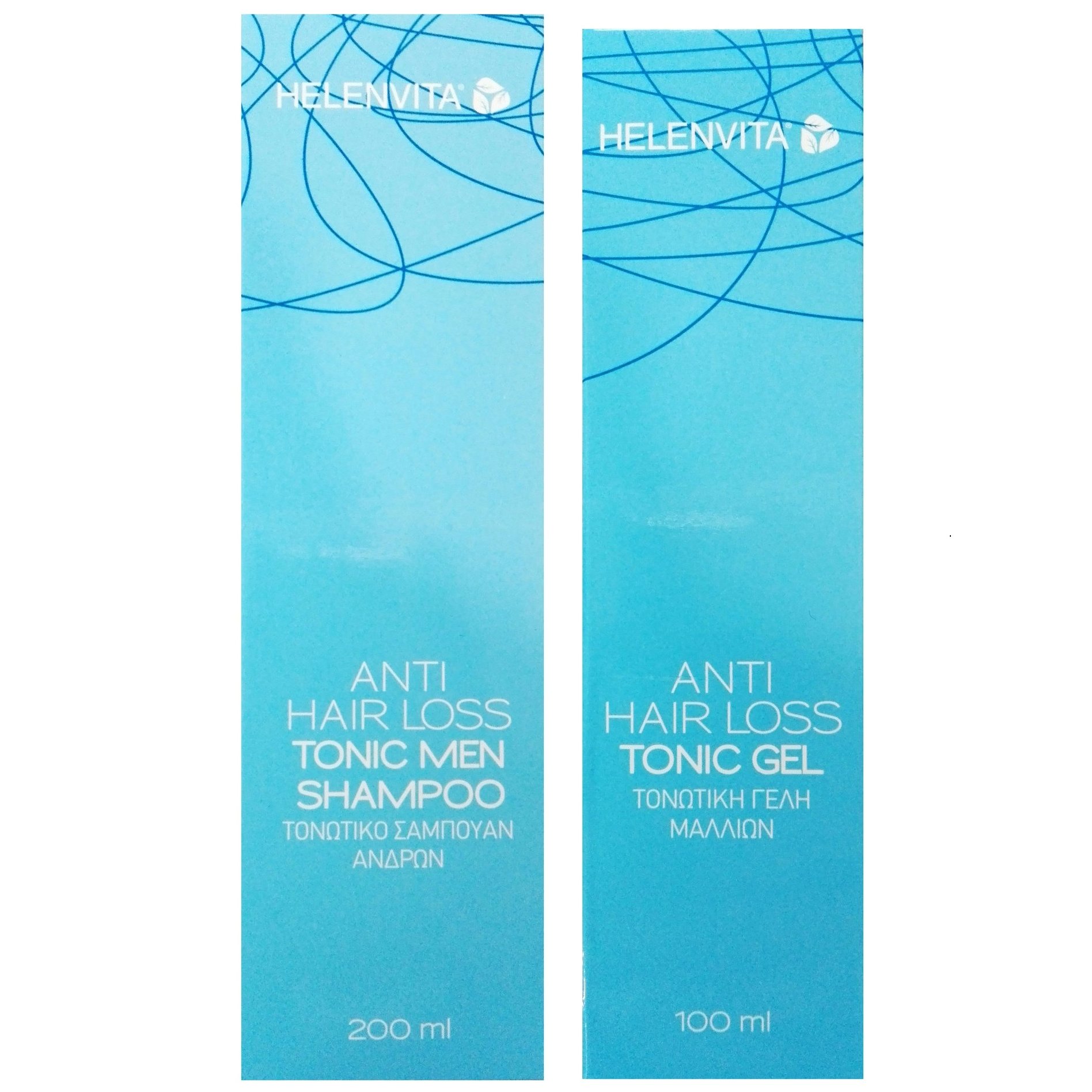 Helenvita Anti-Hair Loss Tonic Men Shampoo Τονωτικό Σαμπουάν Ανδρών 200ml & Δώρο Anti-Hair Loss Tonic Gel Τονωτική Μαλλιών 100ml