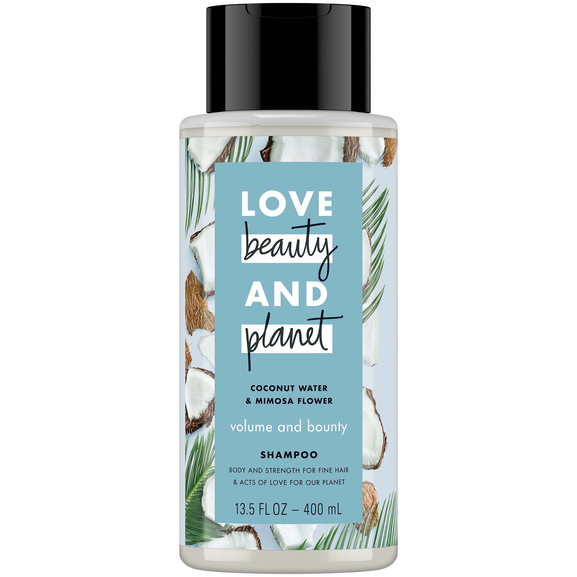 Love Beauty and Planet Shampoo Coconut Water & Mimosa Flower, Σαμπουάν για Λεπτά Μαλλιά 400lml