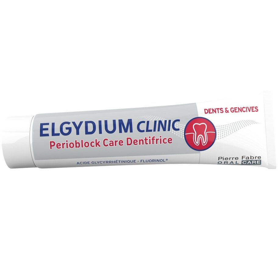 Elgydium Clinic Perioblock Care Οδοντόπαστα για τη Φροντίδα των Αδύναμων Ούλων 75ml