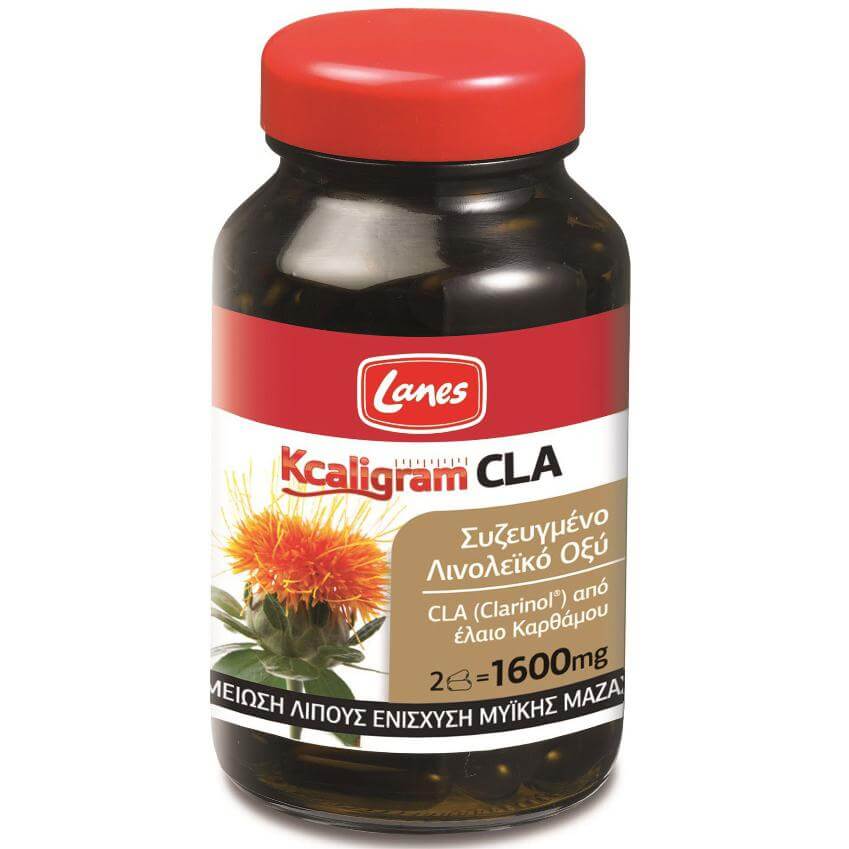 Kcaligram CLA 800mg 60 tabs – Lanes,Συμπλήρωμα Διατροφής για Μείωση του Λίπους & Ενίσχυσης της Μυϊκής Μάζας