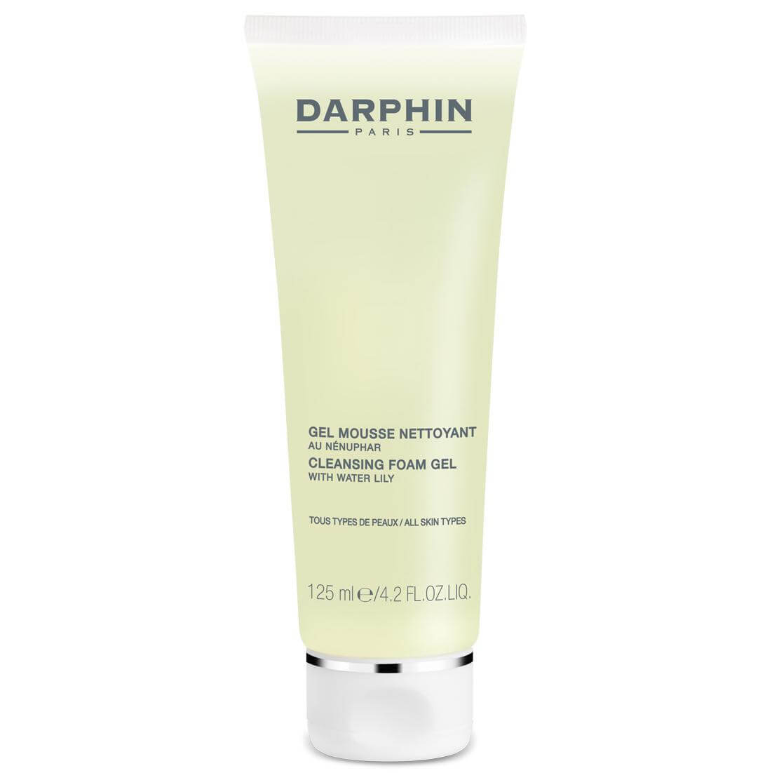 Darphin Cleansing Foam Gel with Water Lily All Skin Types Ζελέ Καθαρισμού & Ντεμακιγιάζ με Εκχυλίσματα Λευκού Κρίνου 125 ml