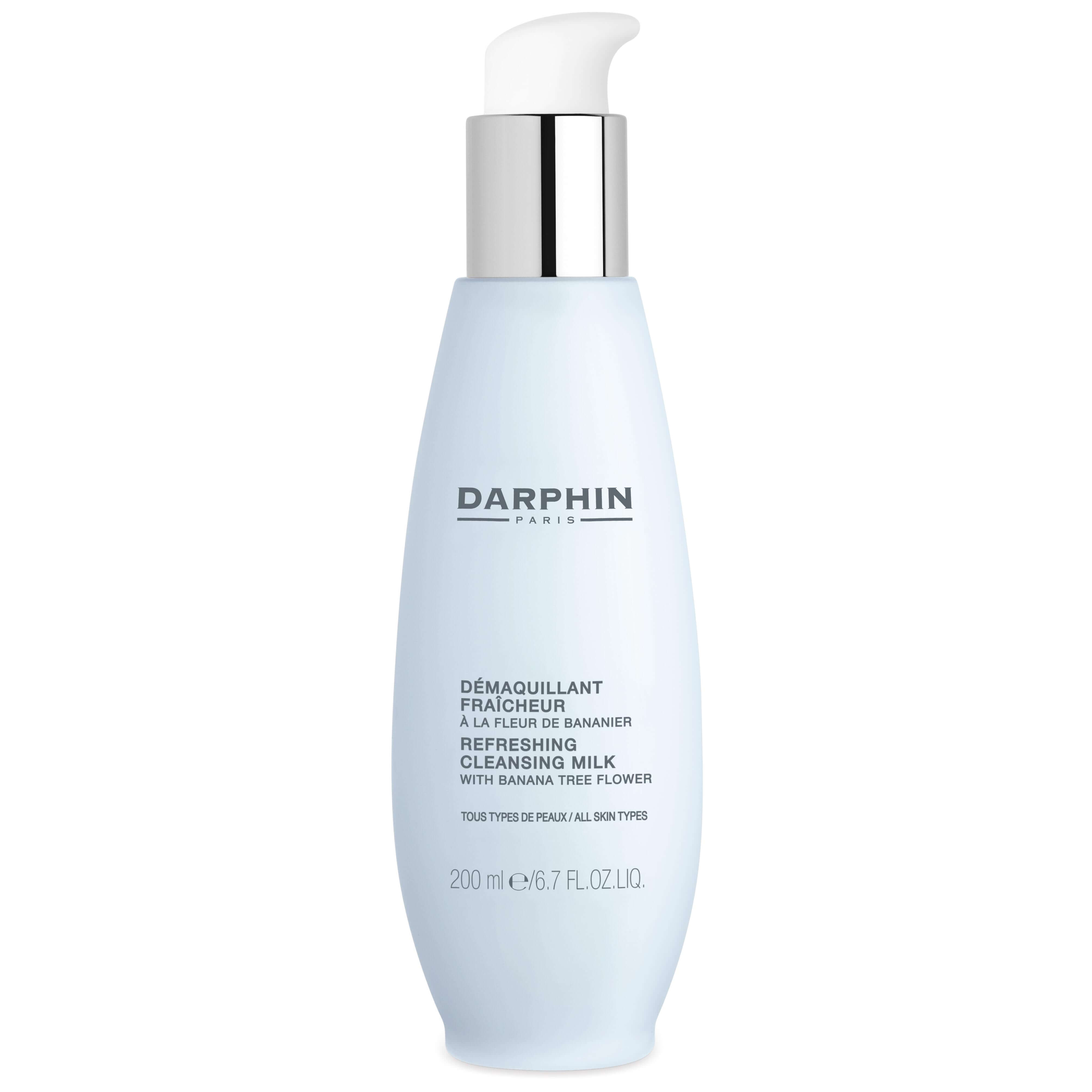 Darphin Refreshing Cleansing Milk With Banana Tree Flower All Skin Types Απολαυστικά Αρωματικό Γαλάκτωμα Καθαρισμού 200ml