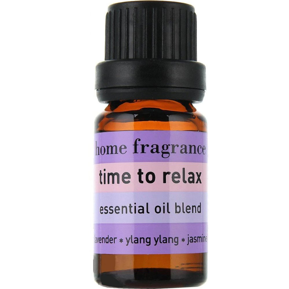 Apivita Time To Relax Essential Oil Blend Μίγμα Αρωματοθεραπείας Αιθέριων Ελαίων με Λεβάντα, Γιασεμί & Υλάνγκ-Υλάνγκ για Χαλάρωση των Αισθήσεων 10ml