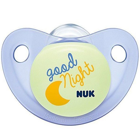 Nuk Trendline Night & Day Πιπίλα Σιλικόνης Χωρίς Κρίκο 1τμχ – Μέγεθος 3 (18-36 μηνών)
