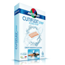 Master Aid Cutiflex Strip Large 78x26mm Αδιάβροχες, Αυτοκόλλητες Γάζες 10 pcs