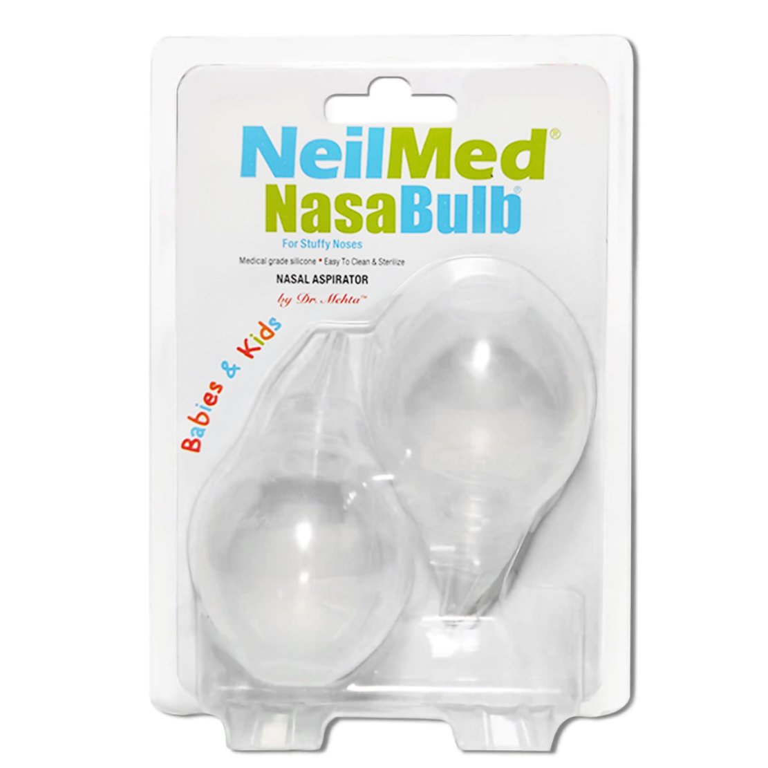 NeilMed NeilMed NasaBulb Nasal Aspirator for Babies & Kids Βρεφικός, Παιδικός Ρινικός Αποφρακτήρας 2 Τεμάχια