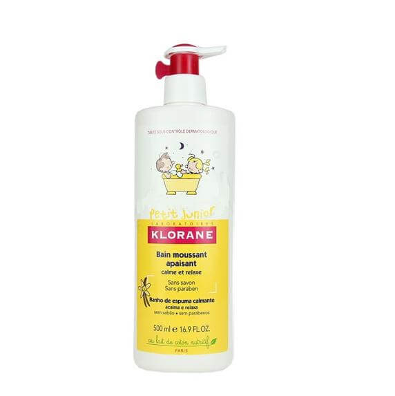 Klorane Petit Junior Bain Moussant Apaisant Καταπραϋντικό Παιδικό Αφρόλουτρο με Βανίλια 500ml