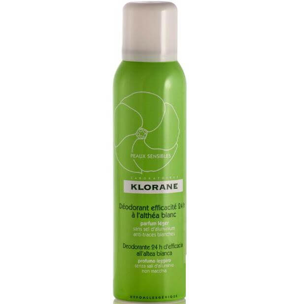 Klorane Deodorant Spray Αποσμητικό Spray με Λευκή Άλθεα για 24ωρη Προστασία 125ml