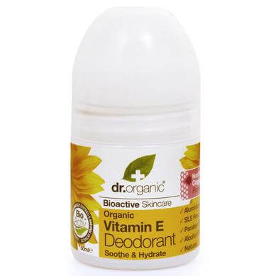 Dr Organic Organic Vitamin E Deodorant Αποσμητικό με Βιολογική Βιταμίνη E 50ml