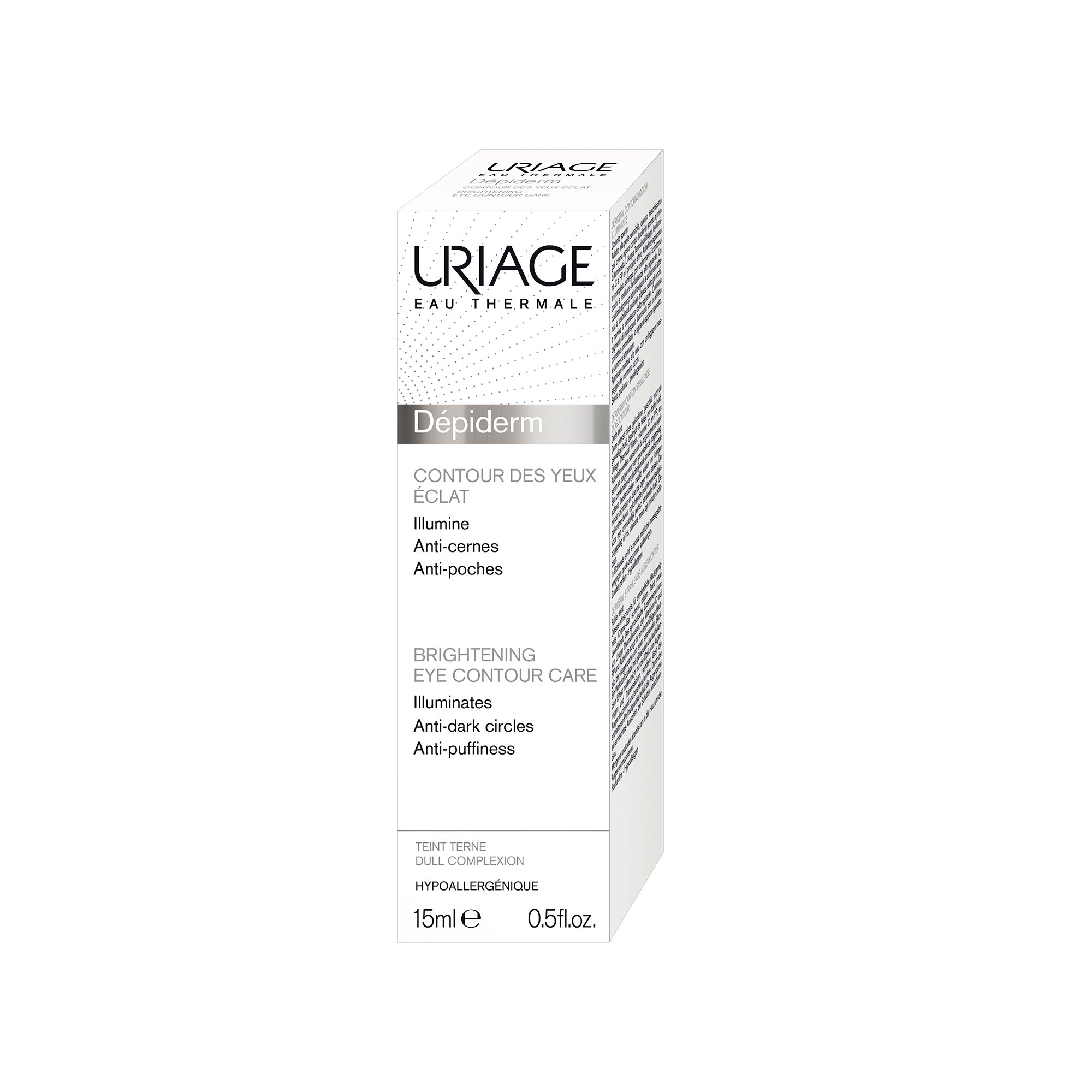 Uriage Eau Thermale Depiderm Brightening Eye Contour Care Φωτίζει το Θαμπό Δέρμα που Έχει Χάσει τη Λάμψη του 15ml