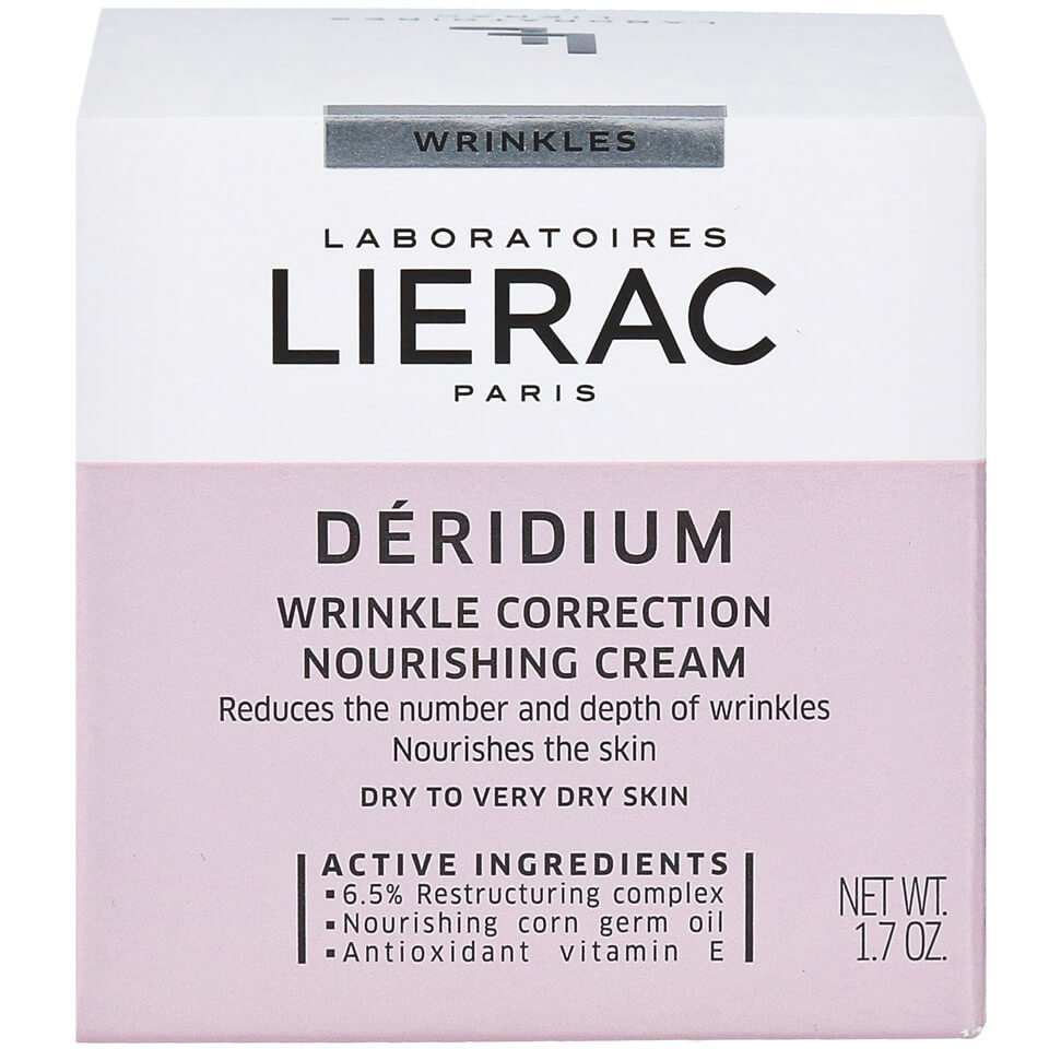 Lierac Deridium Κρέμα Θρέψης Κατά Της Γήρανσης Για Ξηρές Και Πολύ Ξηρές Επιδερμίδες 50ml