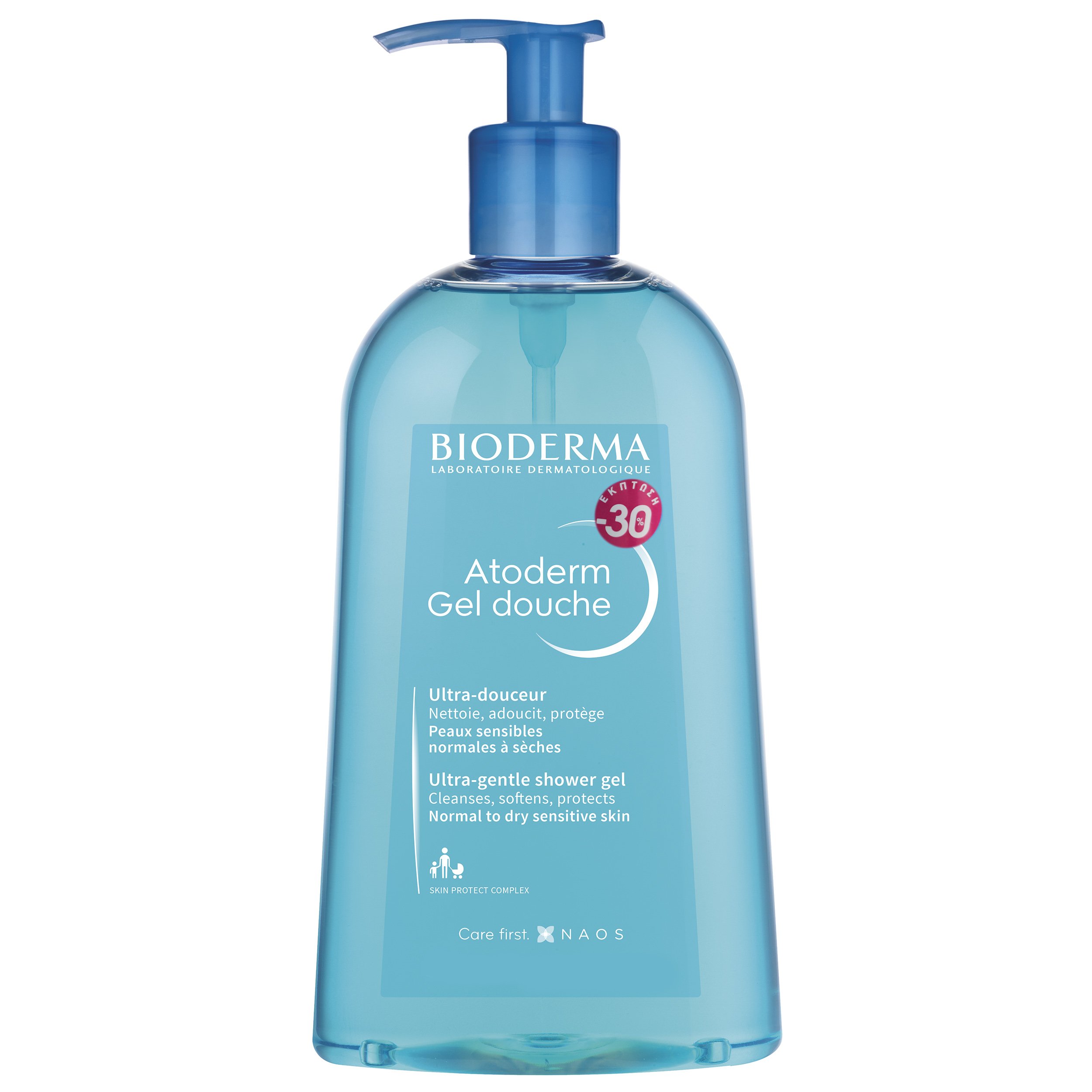 Bioderma Promo Atoderm Gel Douche Ultra-Gentle Shower Gel Καθημερινό, Απαλό Αφρόλουτρο Χωρίς Σαπούνι που Σέβεται το Δέρμα 1000ml σε Ειδική Τιμή