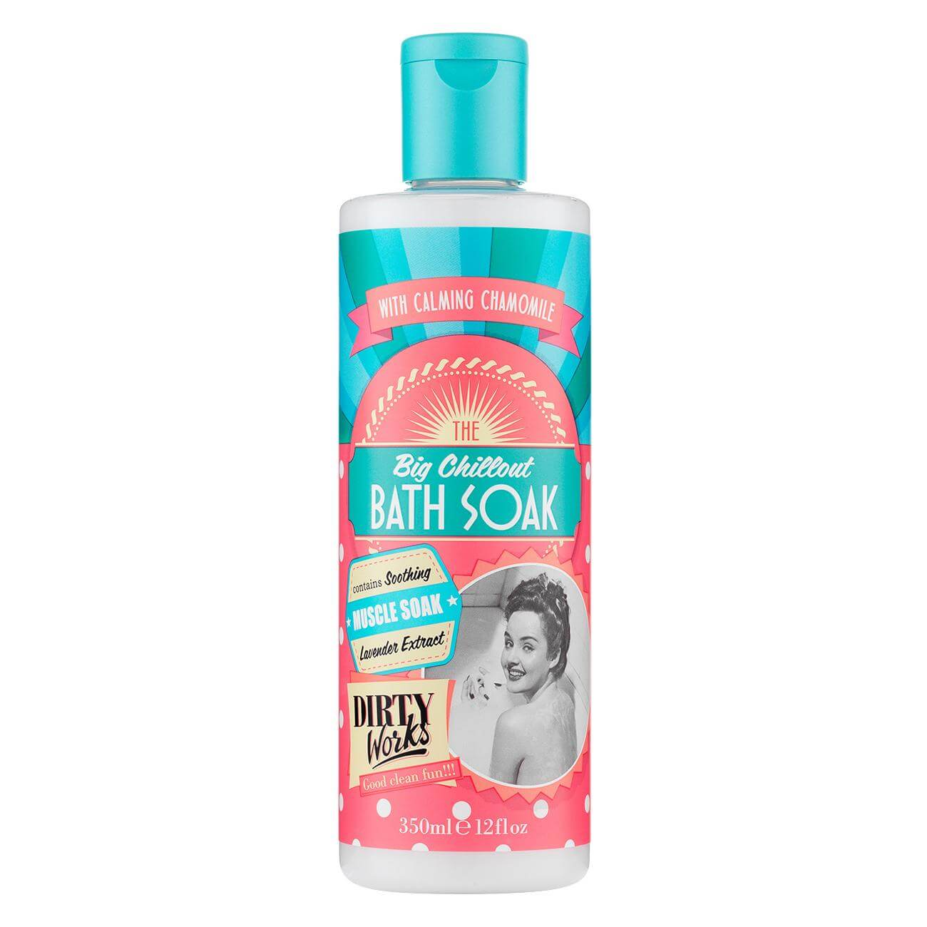 Dirty Works The Big Chillout Bath Soak Αφρόλουτρο για την Χαλάρωση & την Ξεκούραση των Κουρασμένων Μυών 350ml