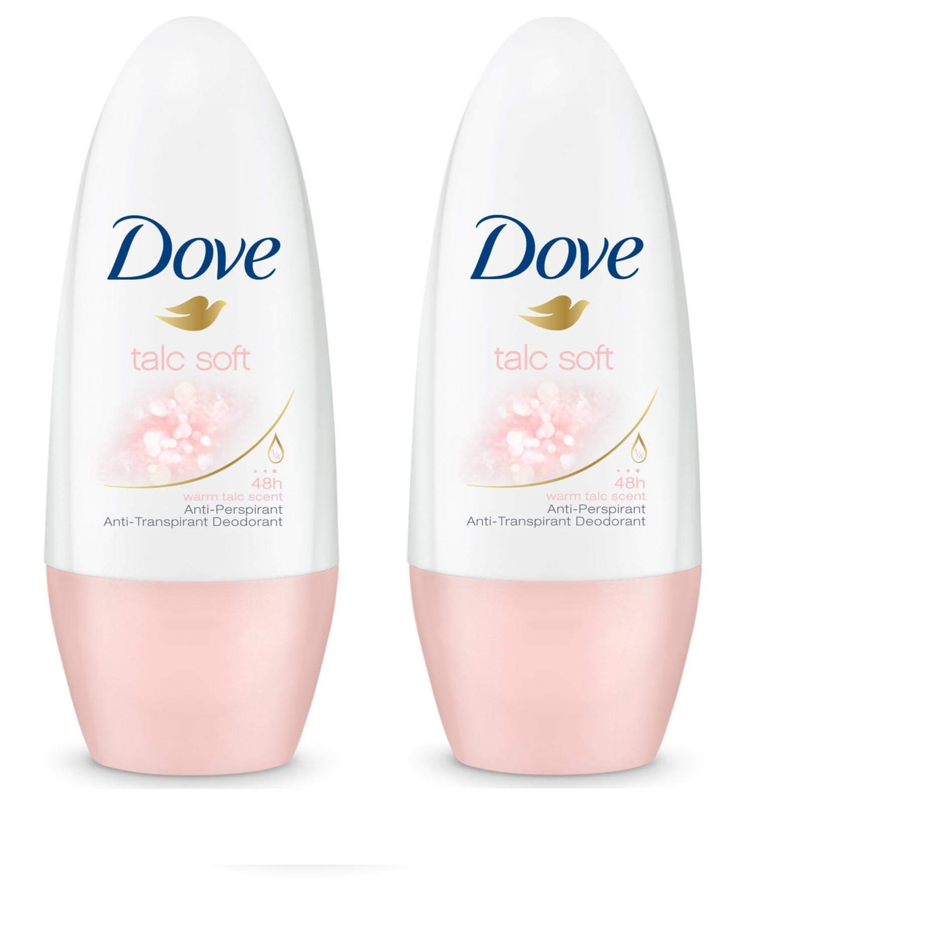 Dove Πακέτο Προσφοράς Αποσμητικό Roll on Talc Soft 2 x 50ml