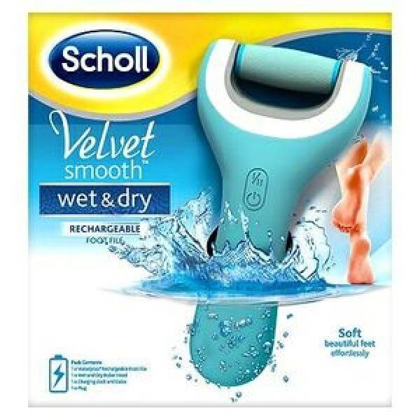 Dr. Scholl Velvet Smooth Wet & Dry – Ηλεκτρική Επαναφορτιζόμενη & Αδιάβροχη Λίμα Ποδιών (1 Λίμα)