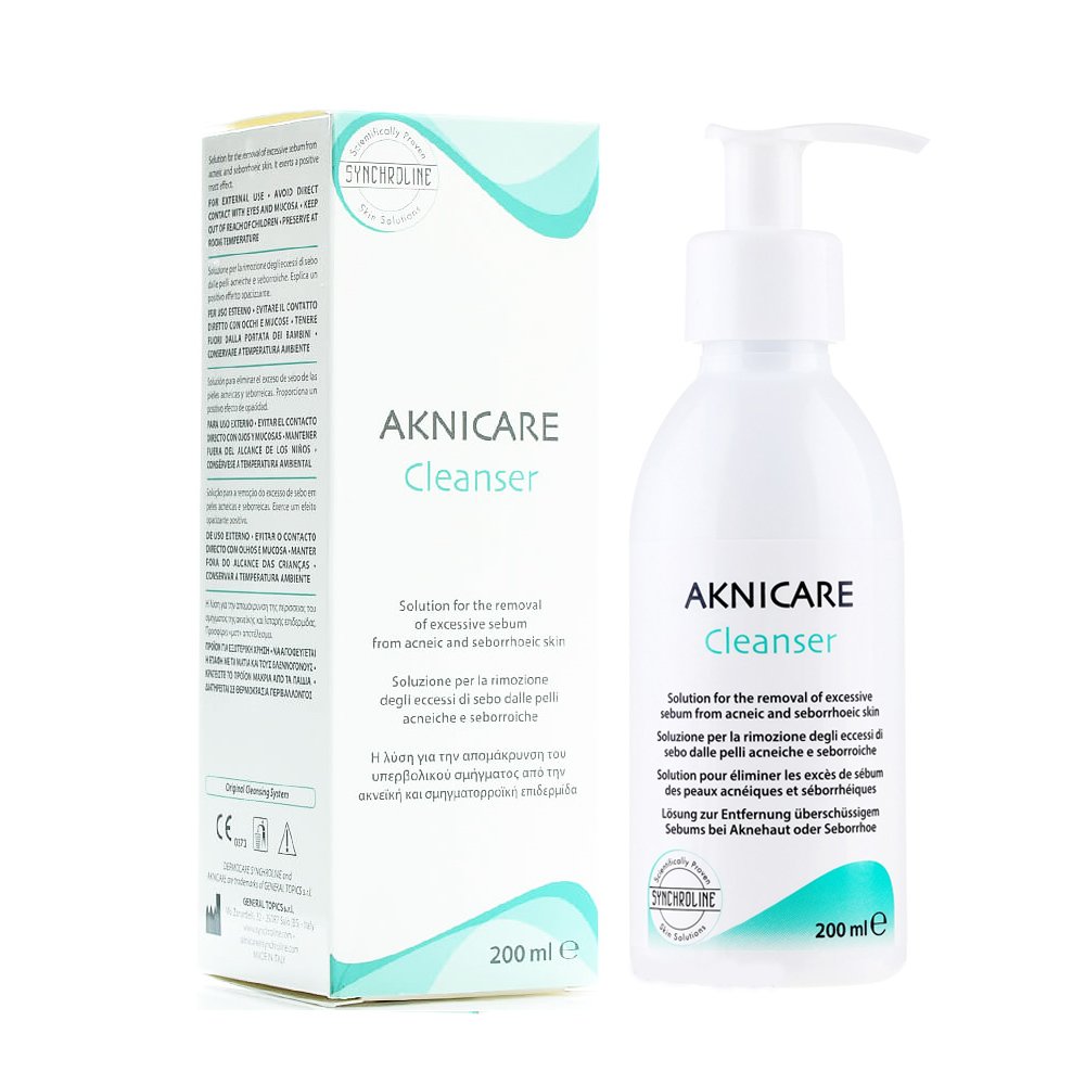Synchroline Aknicare Cleanser Υγρό Καθαριστικό Προσώπου για Καθημερινή Χρήση 200ml σε Ειδική Τιμή