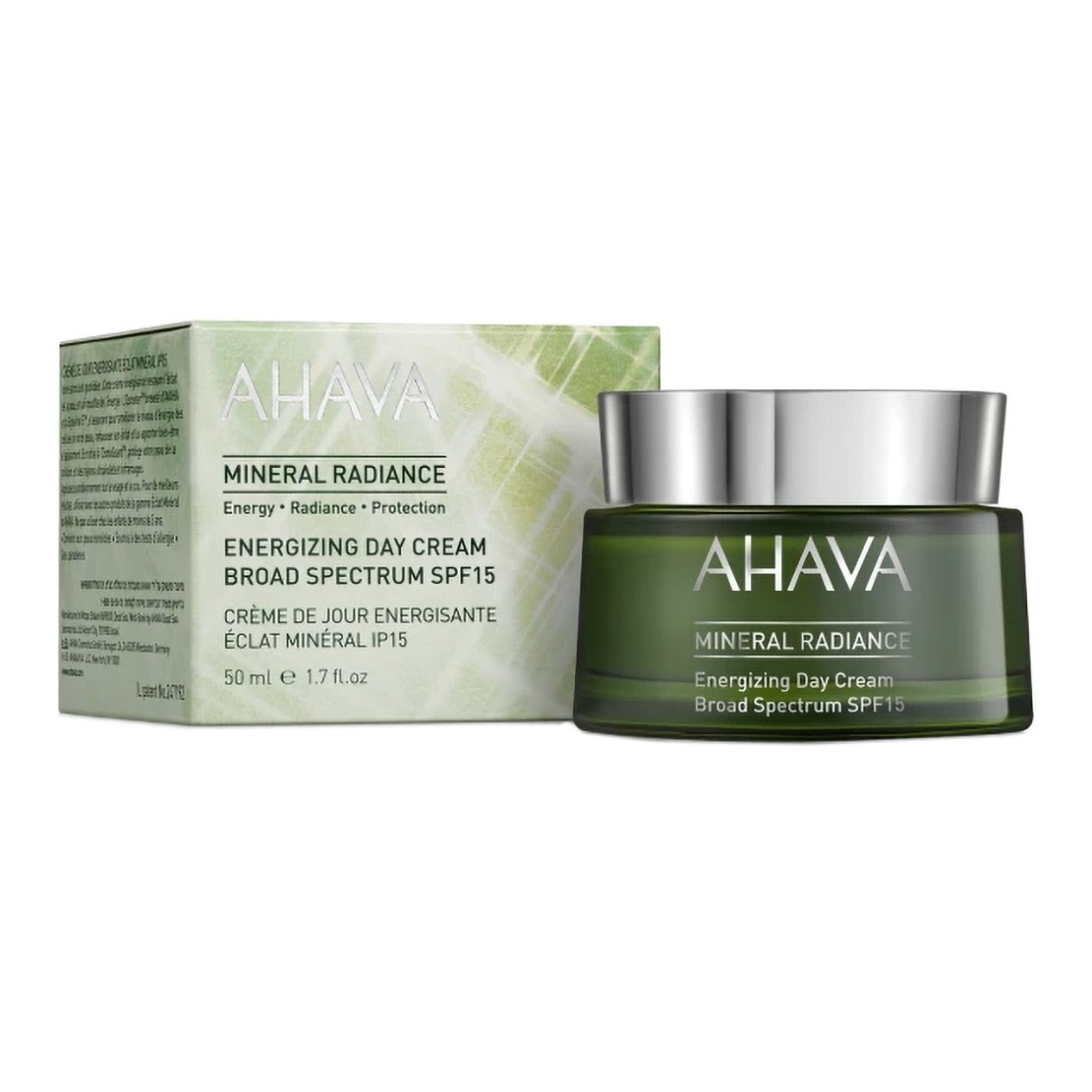 Ahava Mineral Radiant Day Cream Spf15 Αντιγηραντική Κρέμα Προσώπου Ημέρας με Χαμηλή Αντηλιακή Προστασία 50ml