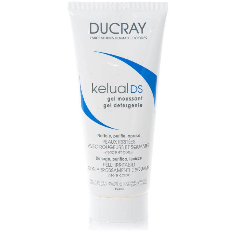 Ducray Kelual DS Gel Moussant Αφρίζον Τζελ Καθαρισμού Προσώπου-Σώματος για τα Ερεθισμένα Δέρματα που Εμφανίζουν Κοκκινίλες 200ml