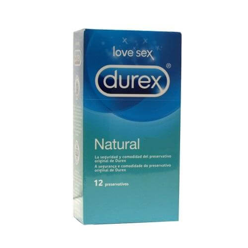 Durex Natural Προφυλακτικά Με Ήπια Λίπανση 12τμχ