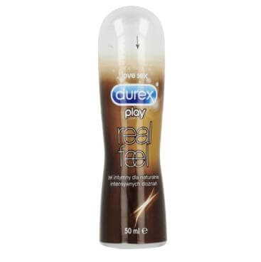 Durex Play Real Feel Λιπαντικό Τζελ Ευχαρίστησης για Φυσική Μεταξένια Αίσθηση 50 ml