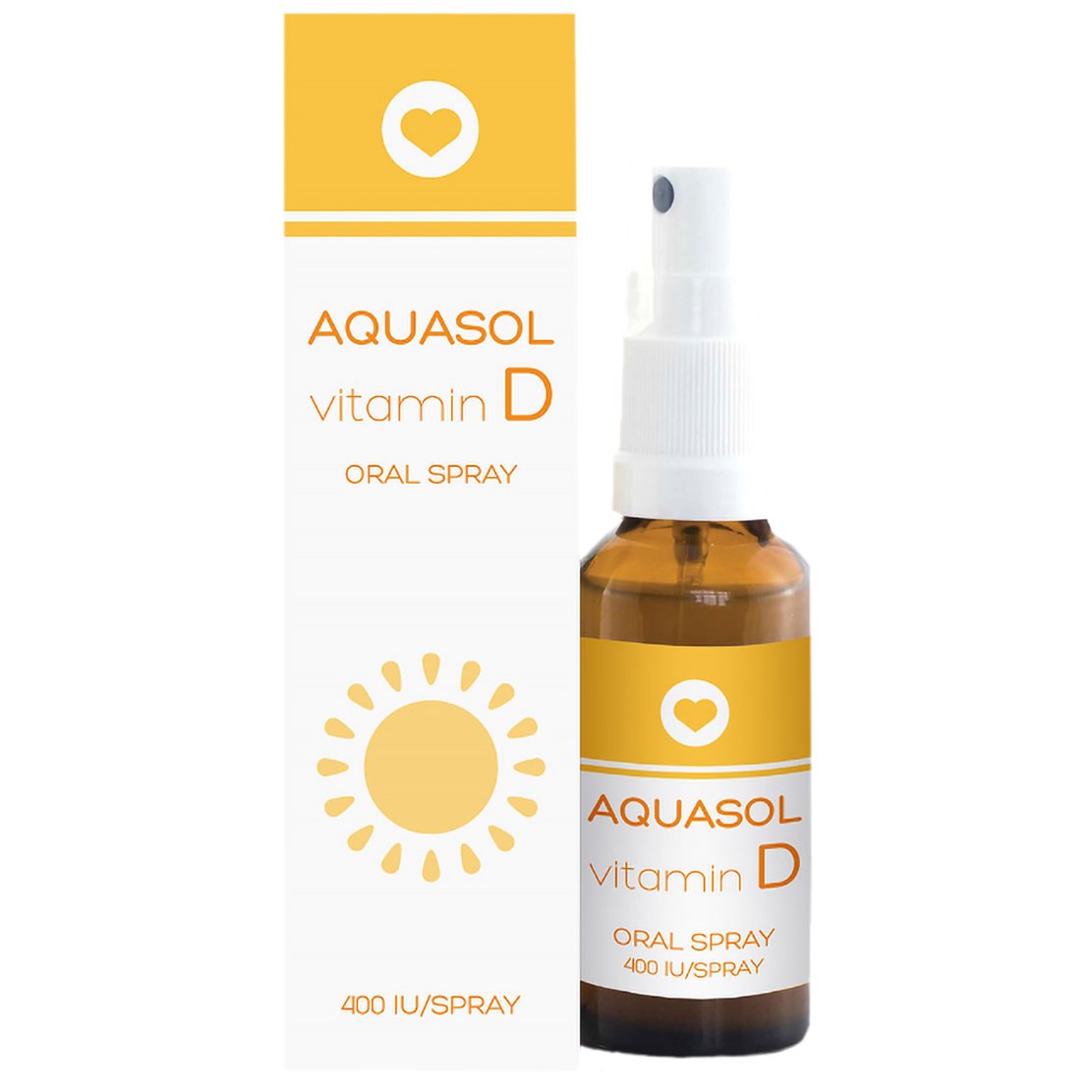 Aquasol Vitamin D Oral Spray 400UI Συμπλήρωμα Διατροφής με Βιταμίνη D σε Μορφή Spray 15ml