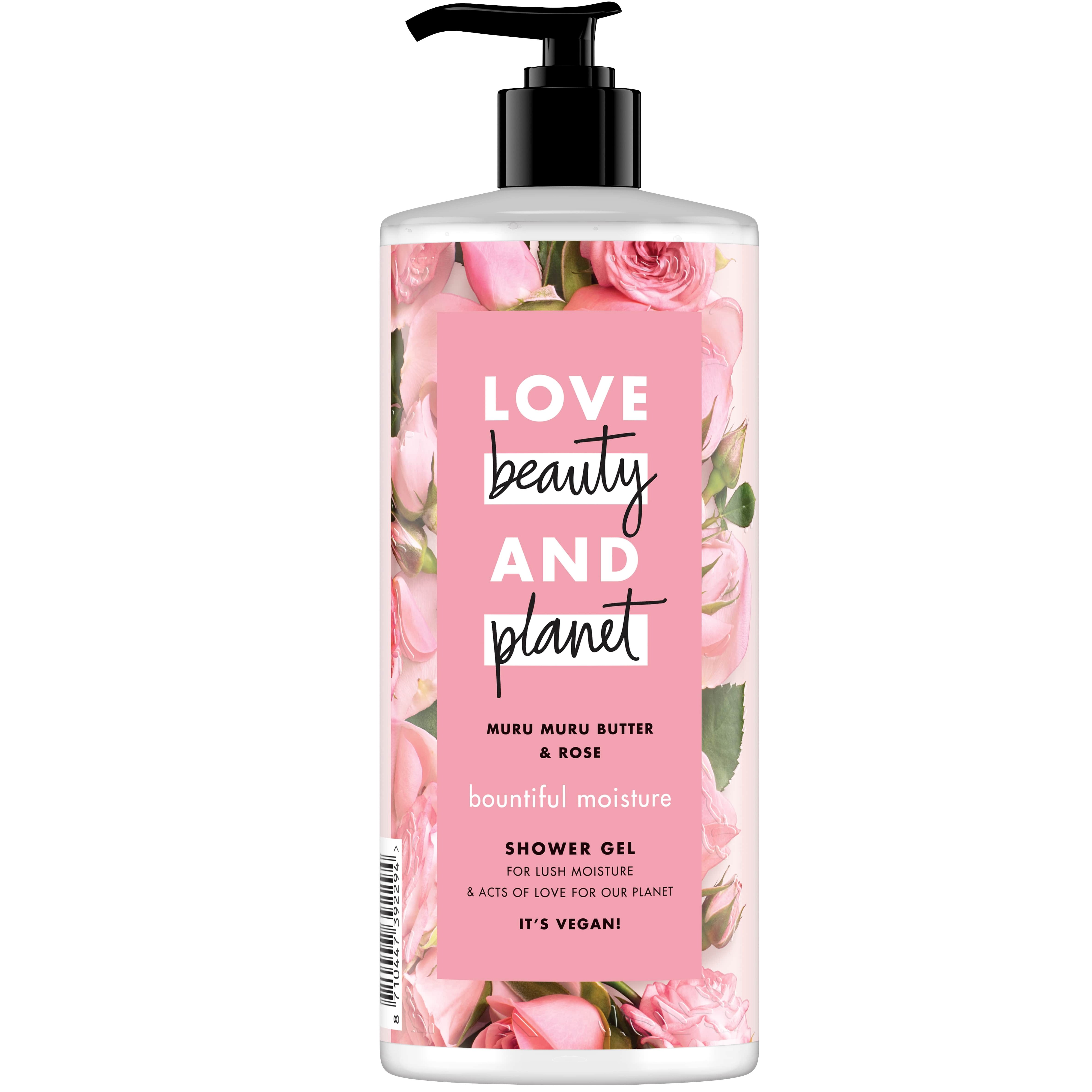 Love Beauty and Planet Muru Muru & Rose, Αφρόλουτρο 500ml