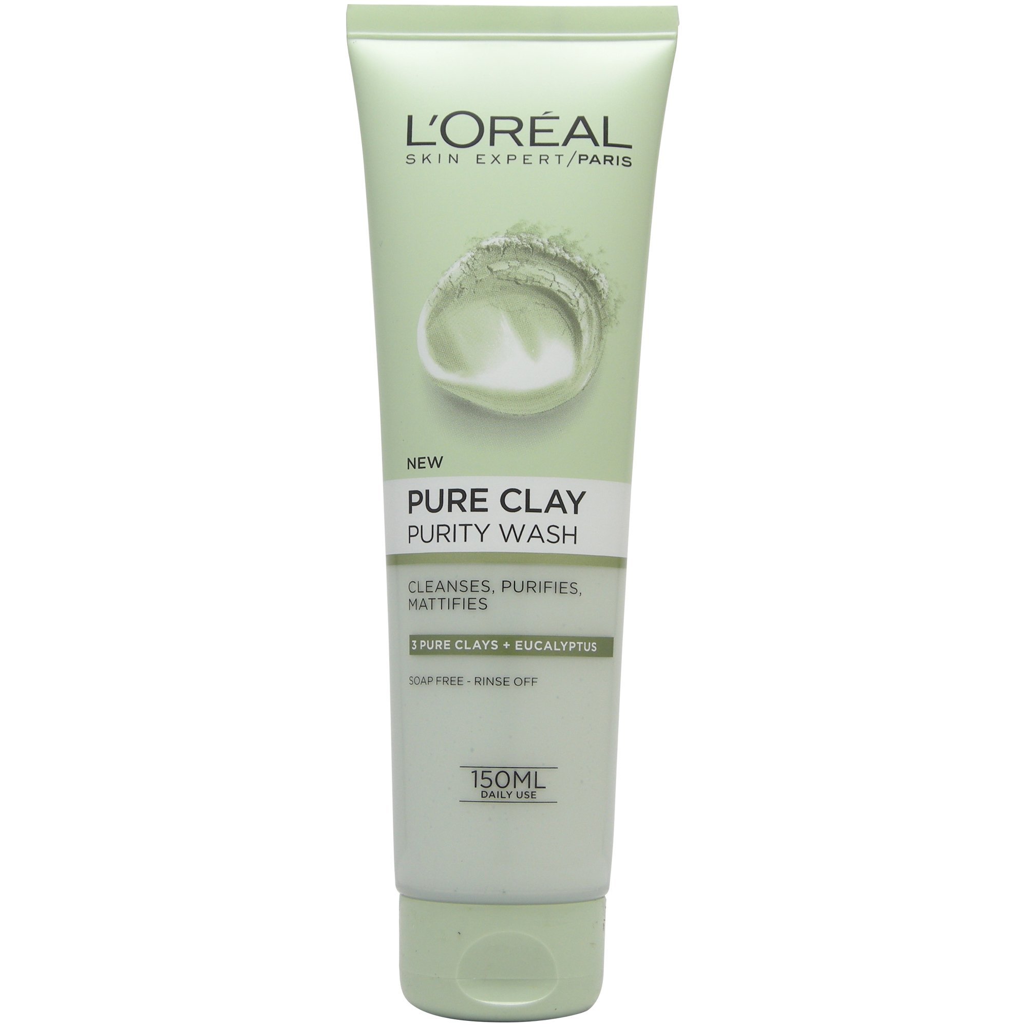 L’oreal Paris Pure Clay Purity Wash Τζελ Καθαρισμού με Άργιλο για Ματ Αποτέλεσμα 150ml