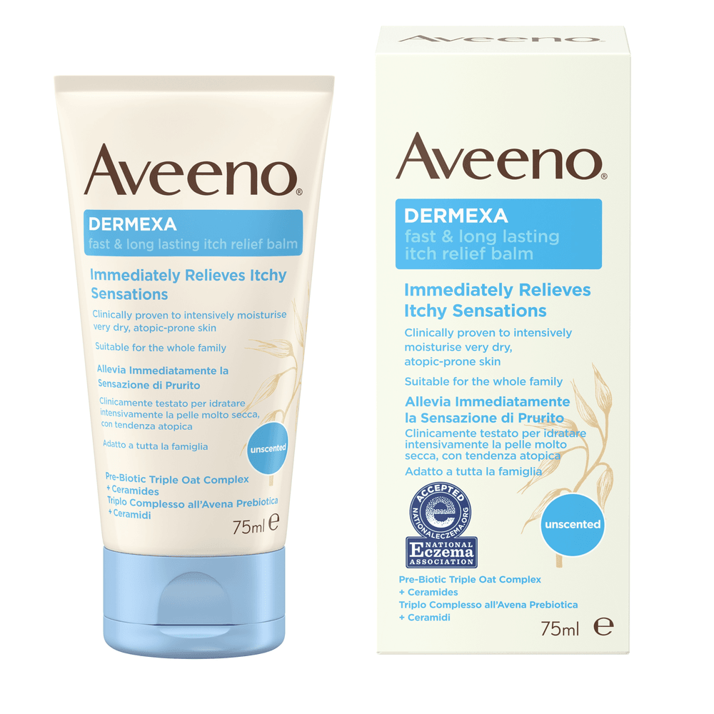 Aveeno Dermexa Fast & Long Lasting Itch Relief Balm Βάλσαμο για Άμεση Ανακούφιση από τον Κνησμό 75ml