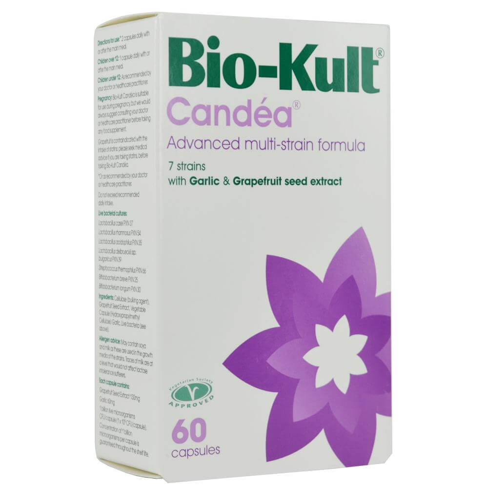 Bio-Kult Candea 60caps,Συμπλήρωμα Διατροφής με Προβιοτικά για την Ενίσχυση της Εντερικής Χλωρίδας