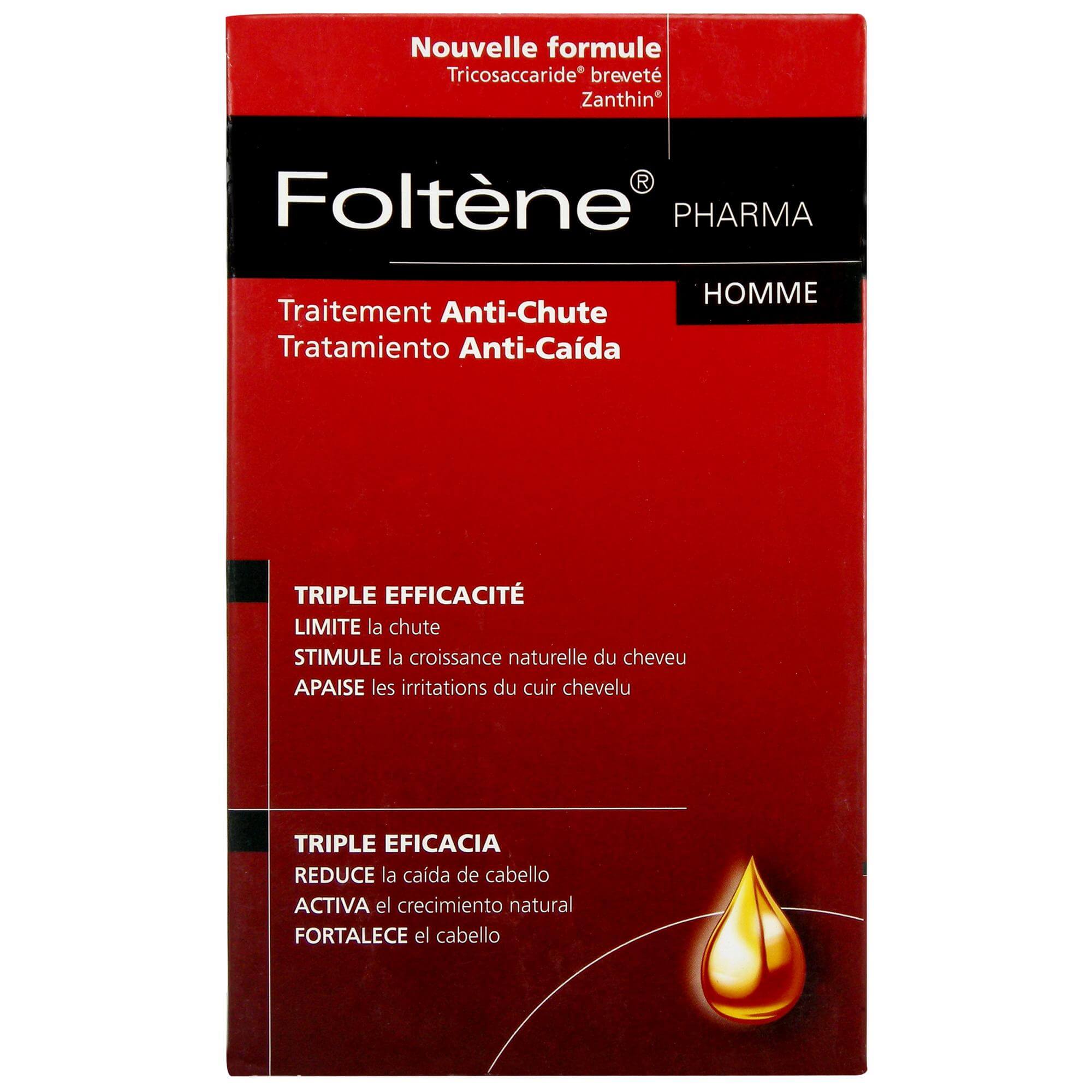 Foltene Pharma Treatment Hair-Scalp Men Αμπούλες κατά της Τριχόπτωσης 12αμπ