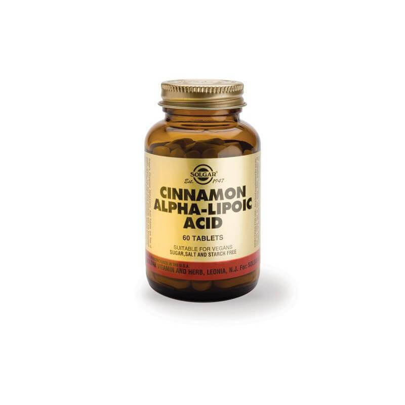 Solgar Cinnamon-Alpha Lipoic Acid 60tablets