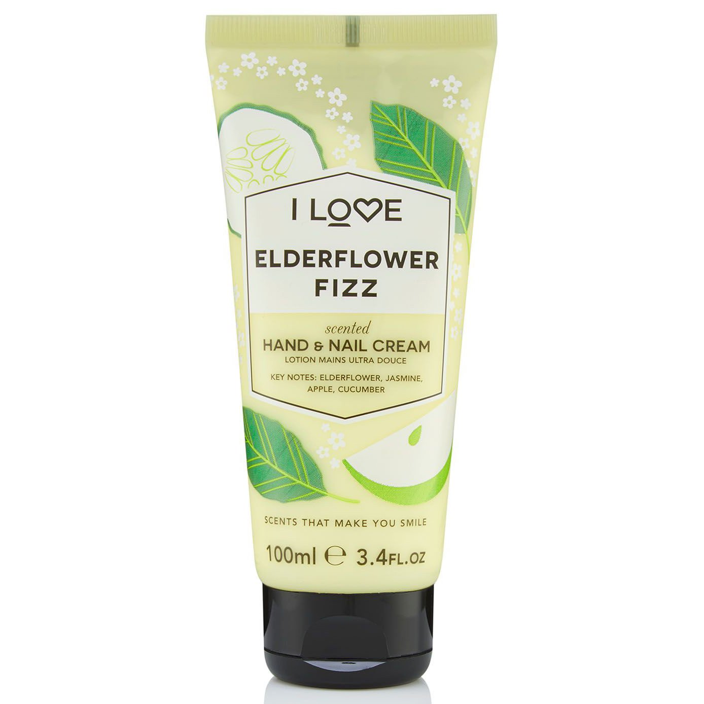 I Love…Elderflower Fizz Scented Hand & Nail Cream Ενυδατική μη Λιπαρή Κρέμα Χεριών-Νυχιών με Βιταμίνες 100ml
