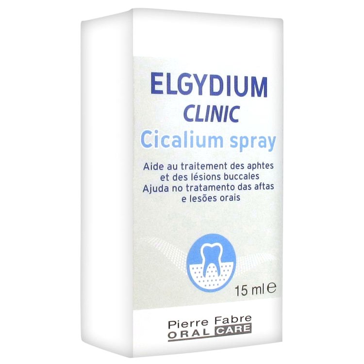 Elgydium Clinic Cicalium Spray για Άφθες και Στοματικές Βλάβες 15ml