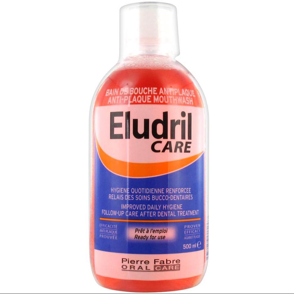 Elgydium Eludril Care Στοματικό Διάλυμα 500 ml