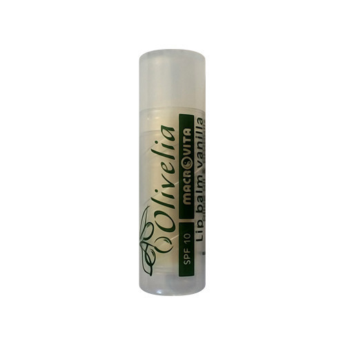 Macrovita Macrovita Lip Balm Spf10 Προστασία Χειλιών Με Γεύση Βανίλια 4gr