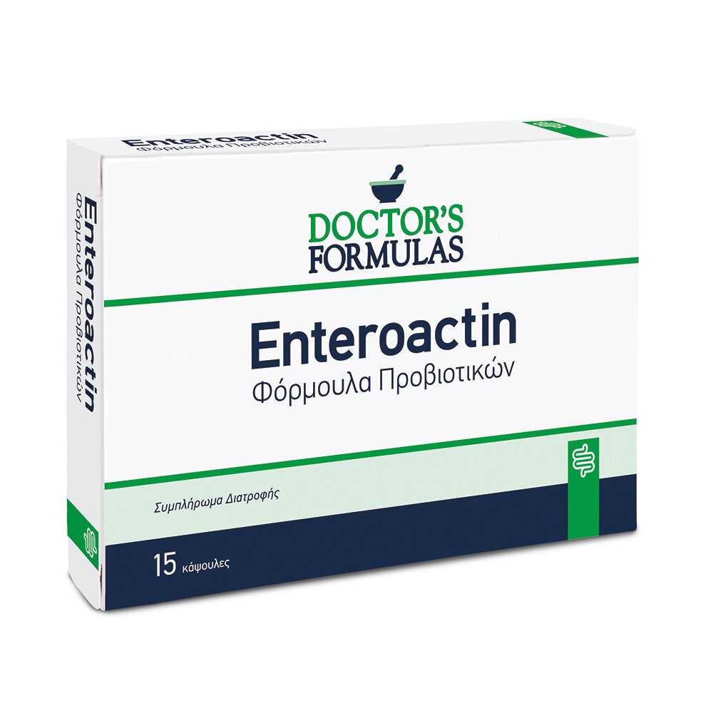 Doctor’s Formulas Enteroactin Φόρμουλα Προβιοτικών 15 Κάψουλες