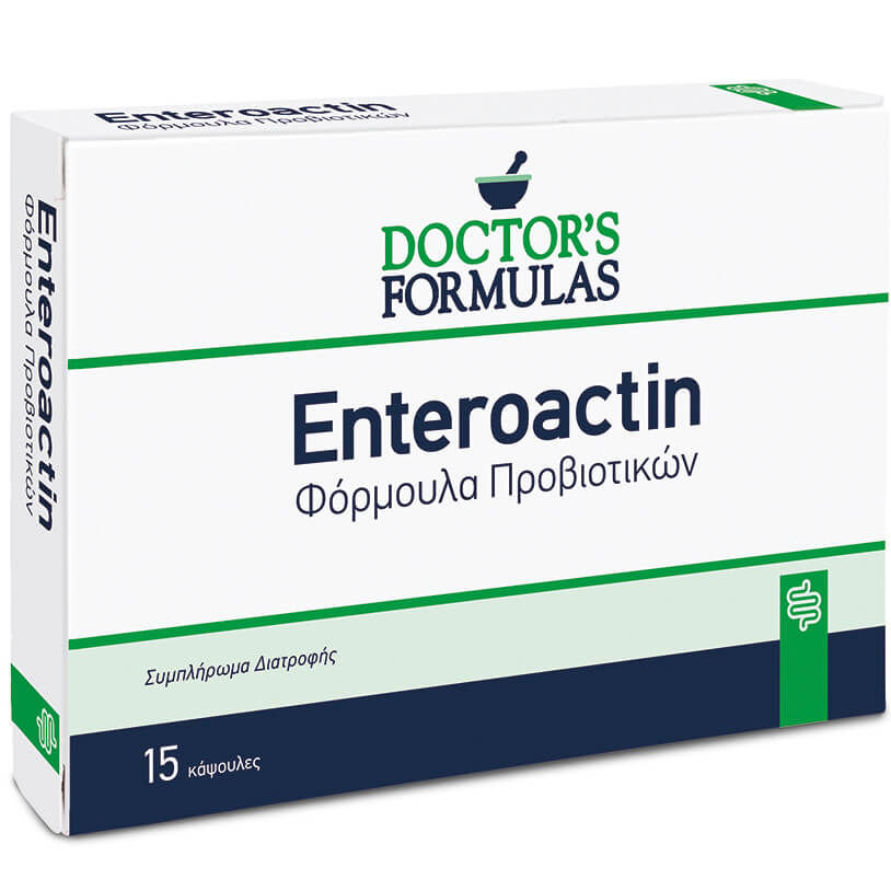 Doctor’s Formula Enteroactin Φόρμουλα Προβιοτικών 15 Κάψουλες