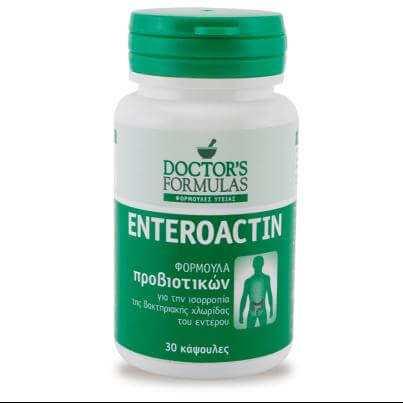Doctors Formulas Enteroactin Φόρμουλα Προβιοτικών για την Υγεία του Εντέρου 30caps