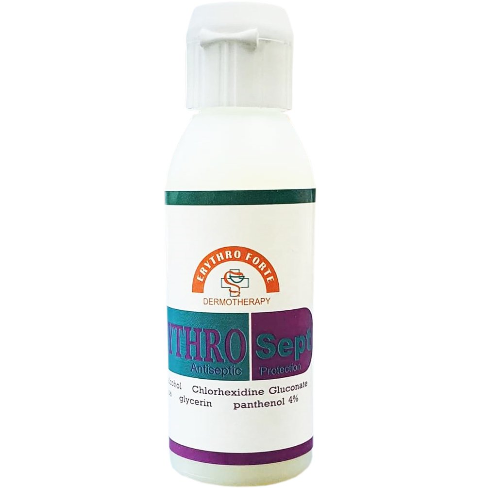 Erythro Forte ErythroSept Antiseptic Protection 70% Αλκοόλ σε Λεπτόρρευστη Κρέμα Προστασίας Ενάντια των Μικροβίων 60ml