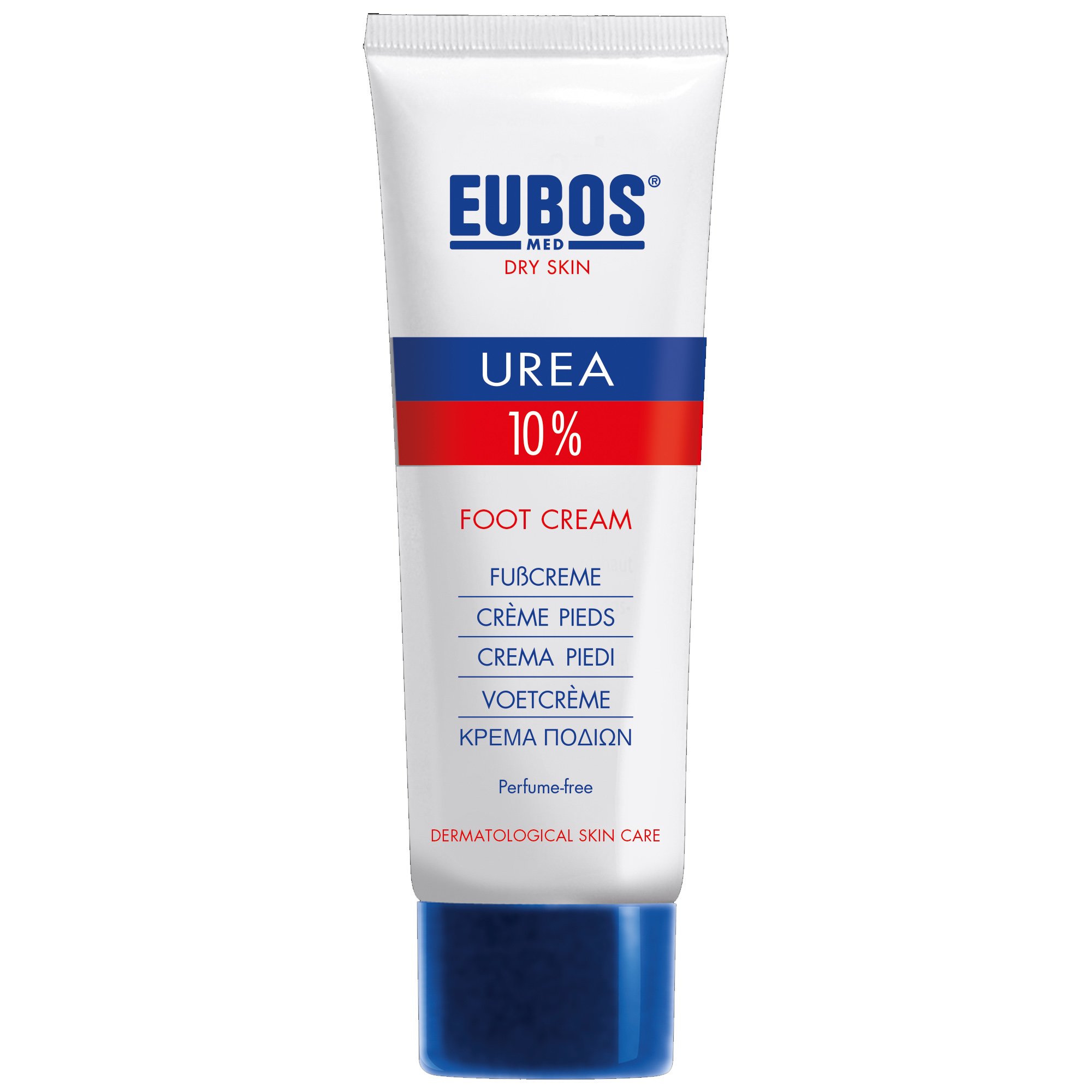 Eubos Urea 10% Foot Cream Για ξηρό & τραχύ δέρμα, ραγάδες & σκληρύνσεις του δέρματος των ποδιών 100ml